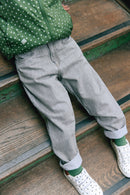 Pantalon - Daddy chambray gris