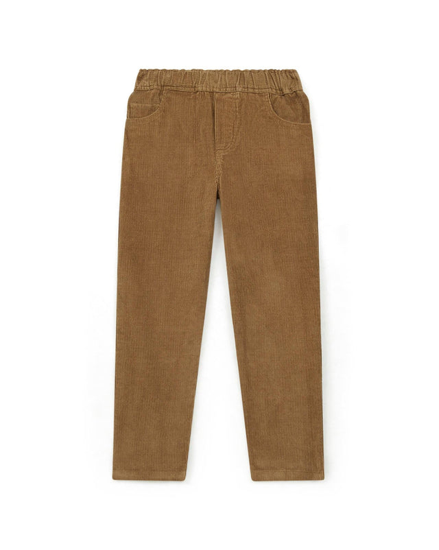 Pantalon - Fraca marron en velours côtelé - Image principale