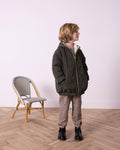 Parka - Owl Beige and green