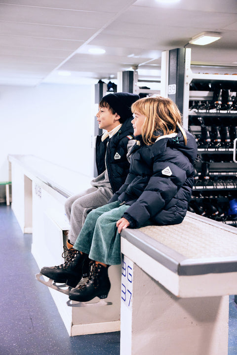 Doudoune - Husky bleu marine bonton x pyrenex - Image principale