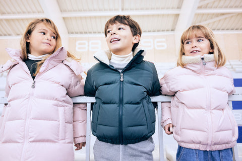 Doudoune - Husky rose clair matelassé bonton x pyrenex - Image principale