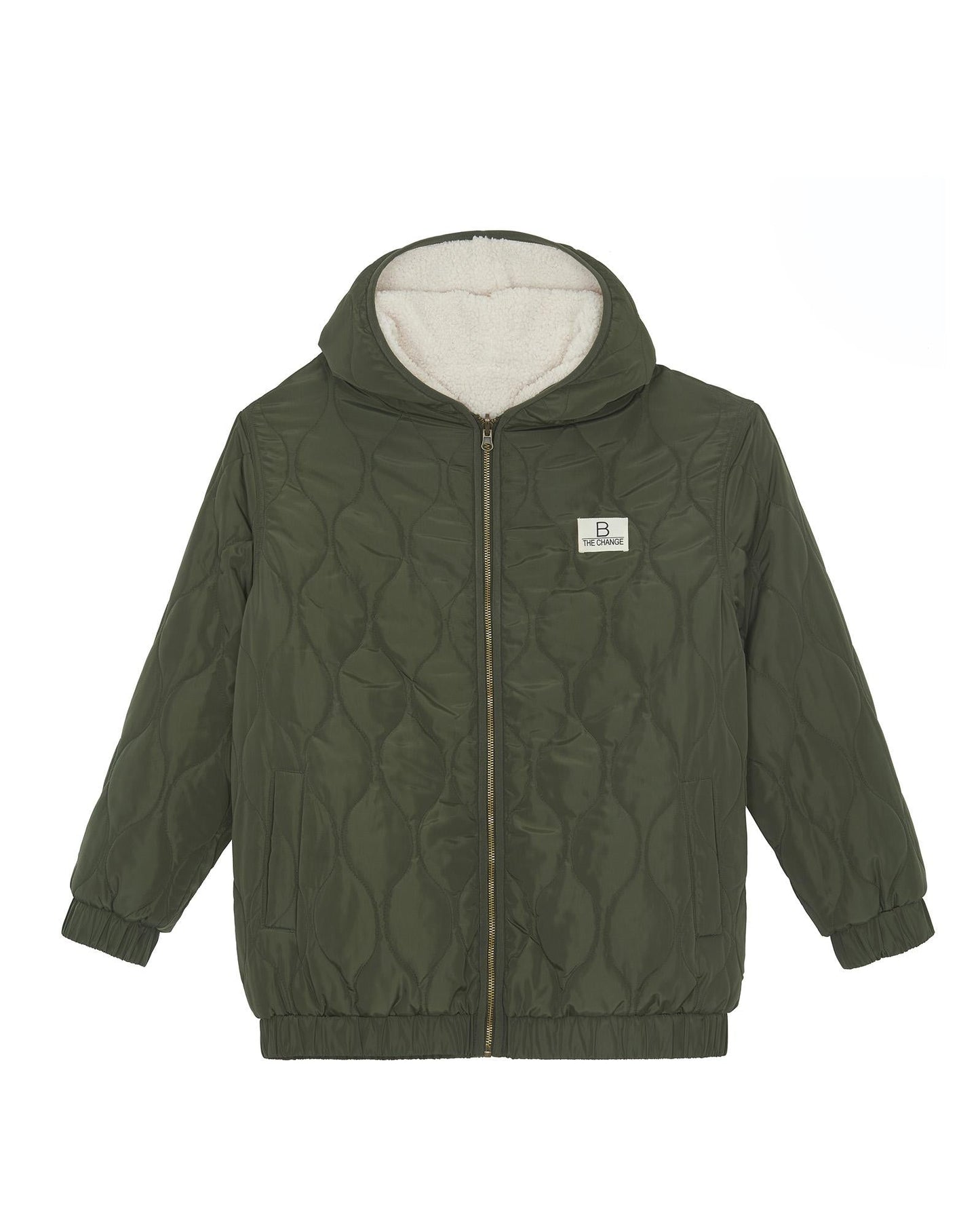 Parka - Green sailor B The Change Bi Material Water-repellent