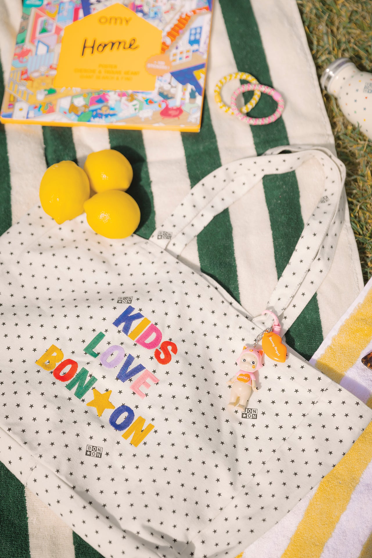 Moyen cabas - Beth crème Bonton