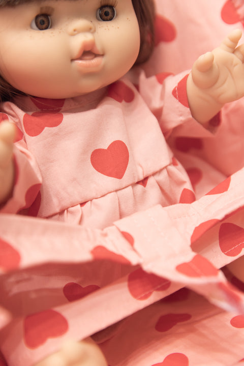 Accessory Baby doll - Outfit Faustine Coeur Bonton + Minikane - Image principale