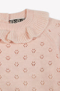 Outfit - Cola Pink Baby Knitwearopenwork cotton