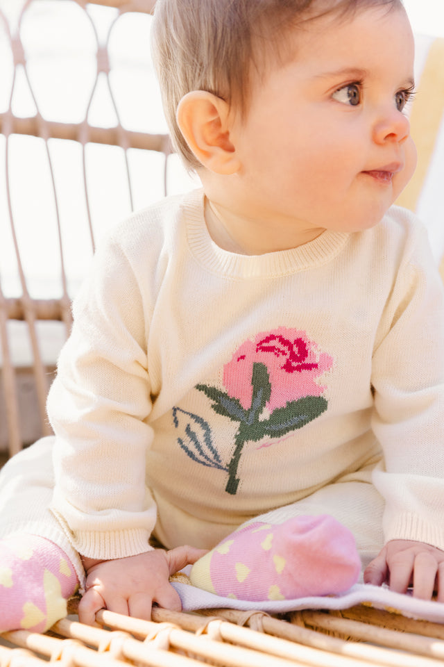 Combinaison - Milo écrue Bébé coton - Image principale