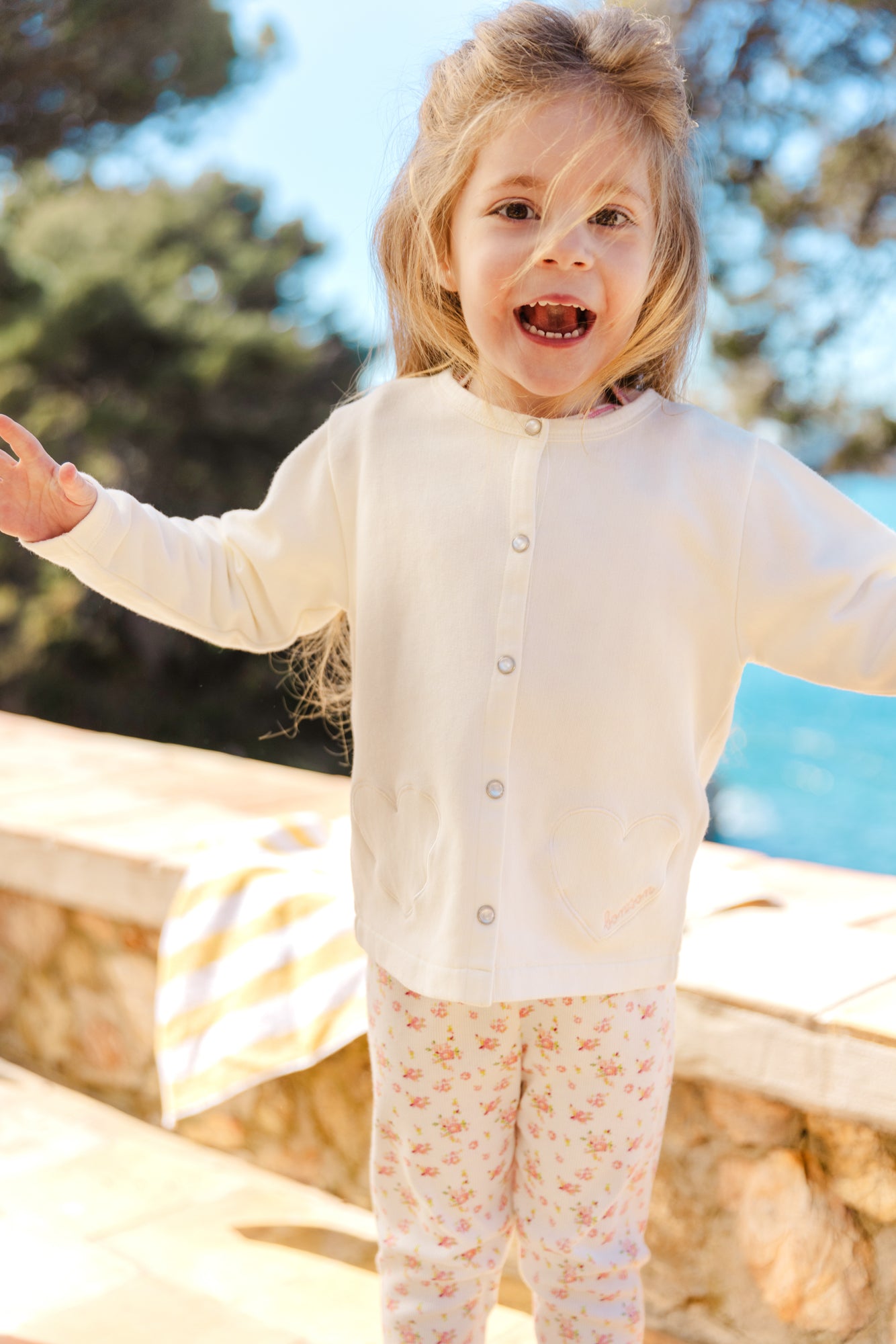 Cardigan - Sister écru Bébé coton organique