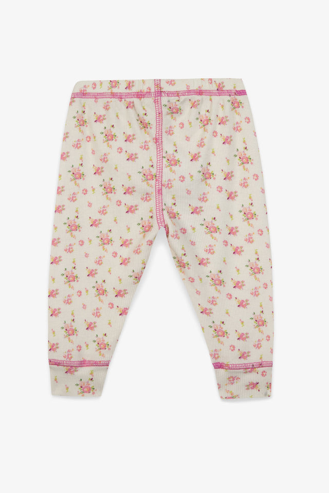 Legging - Tino Pink Baby cotton Print Rosalie - Image principale