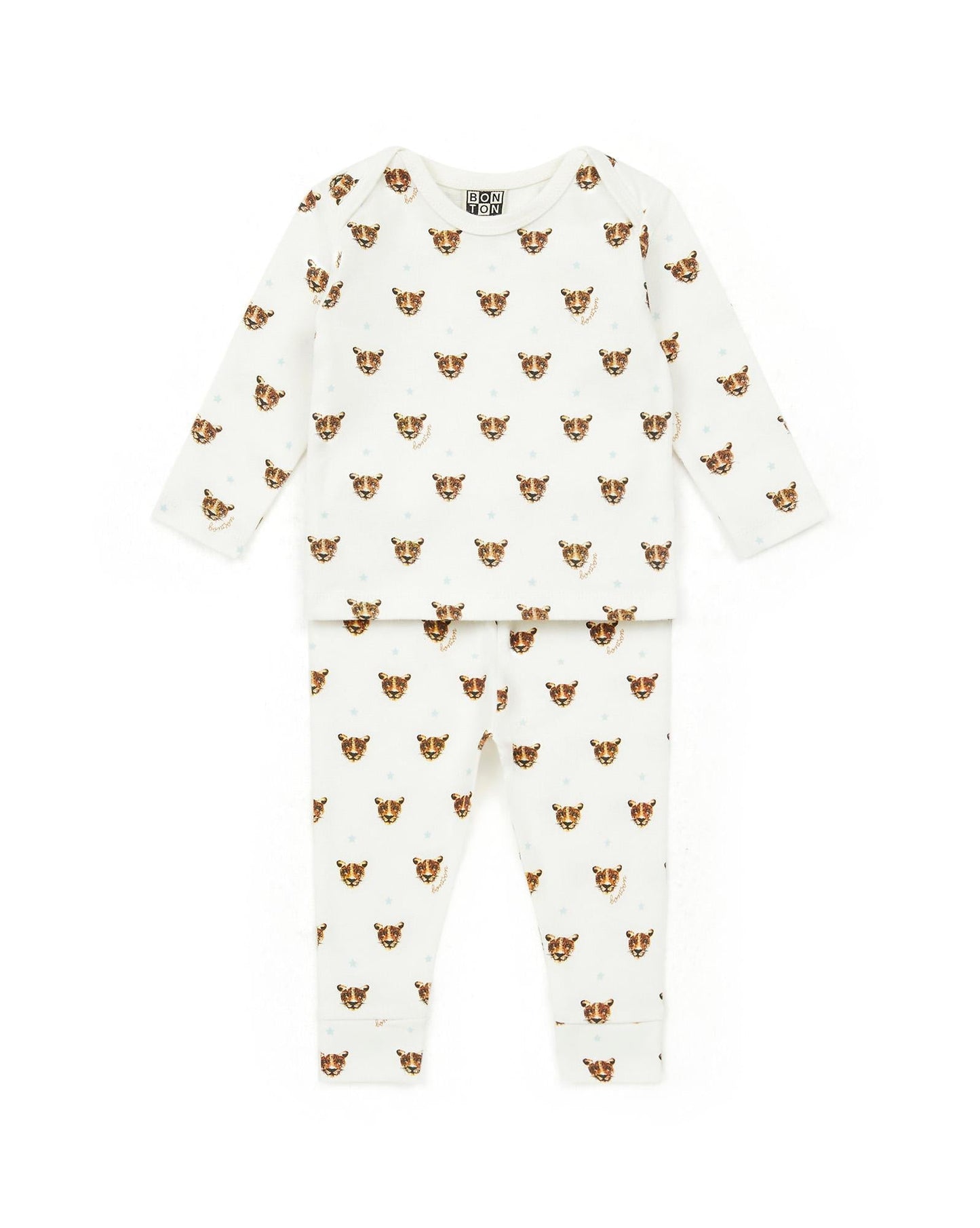 Outfit - 2 brown pieces Baby biological cotton