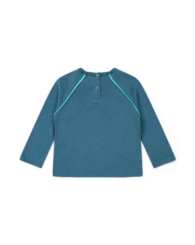 T-shirt - Long -nature sleeves Blue - Image alternative