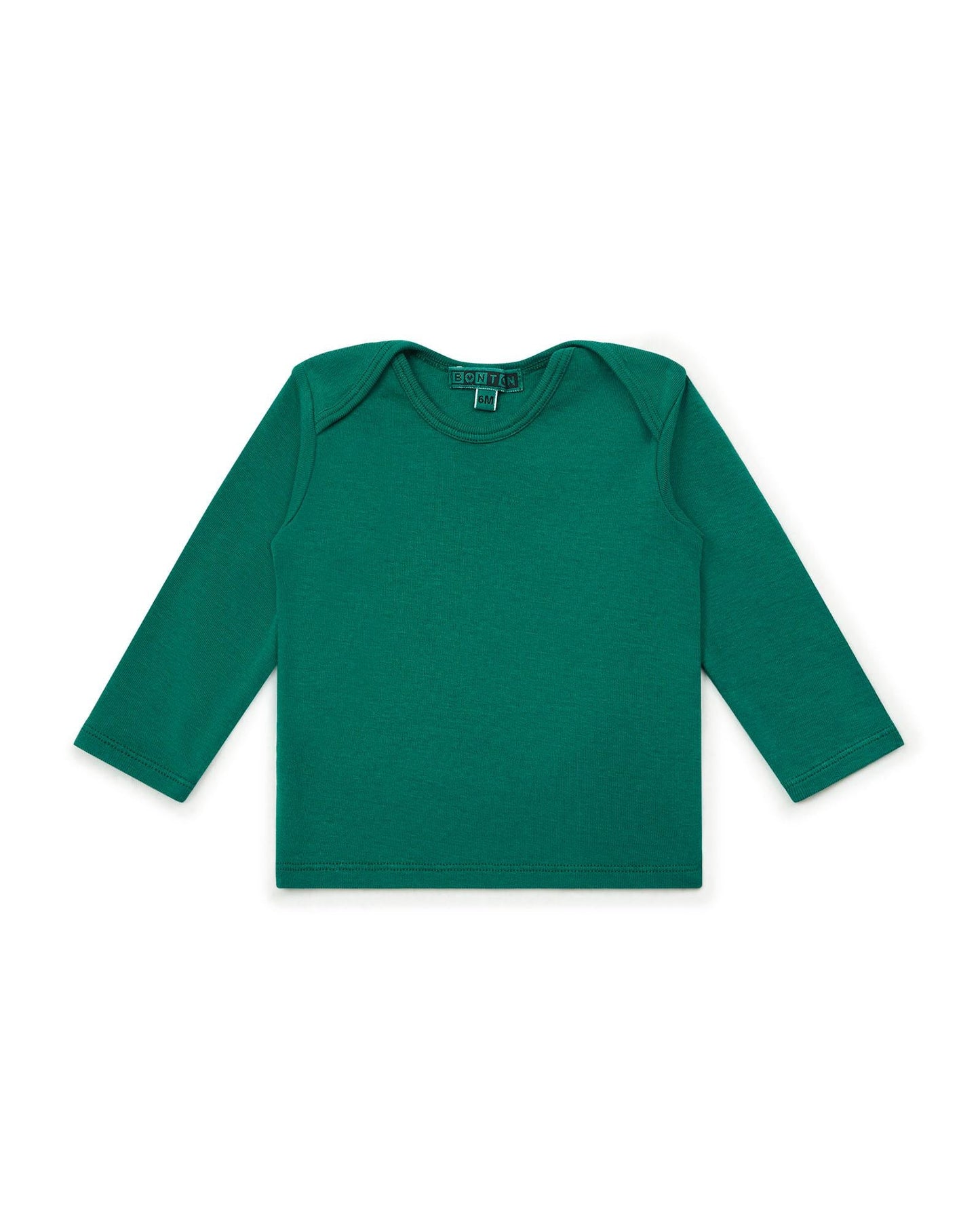 Tee-shirt - Tina vert Bébé ML 100% coton biologique