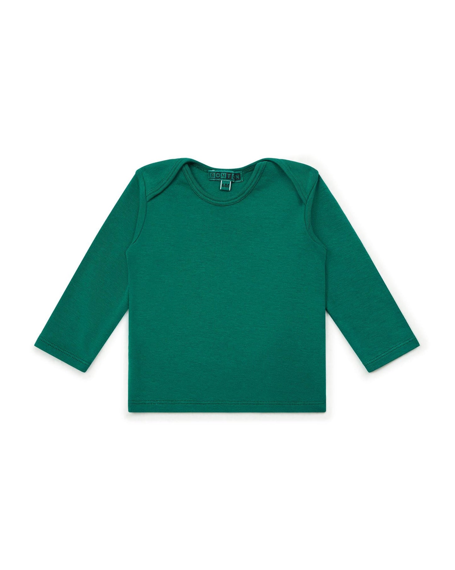 T-shirt - Tina Green Baby ML 100% organic cotton