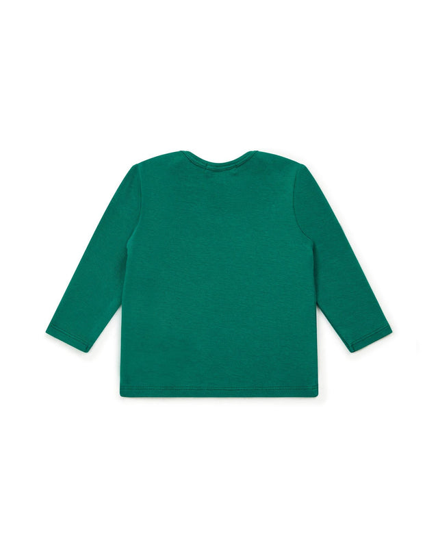 Tee-shirt - Tina vert Bébé ML 100% coton biologique - Image alternative