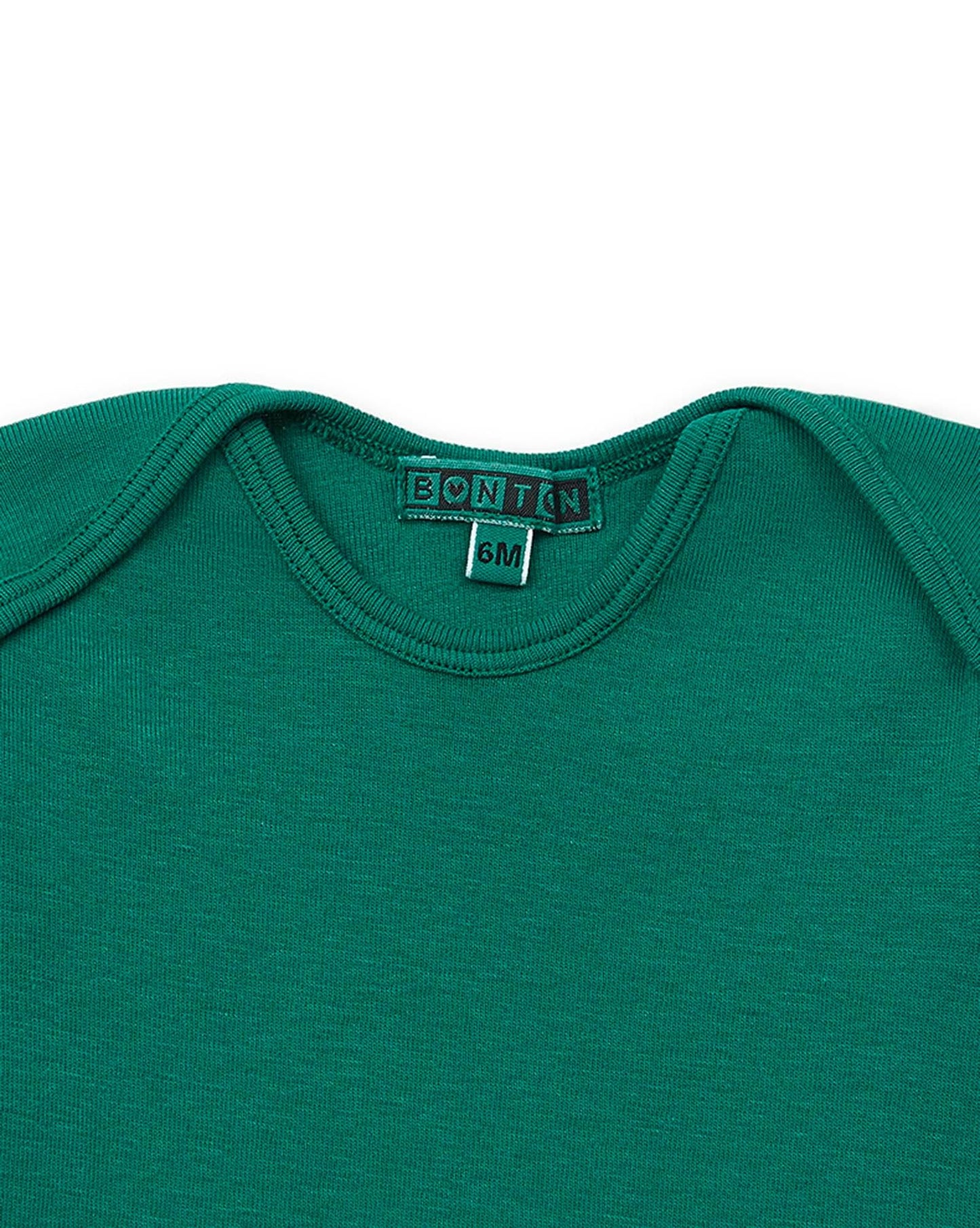 T-shirt - Tina Green Baby ML 100% organic cotton