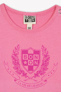 Tee-shirt - Tuba rose Bébé coton organique imprimé