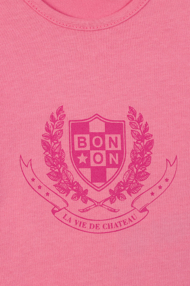 Tee-shirt - Tuba rose Bébé coton organique imprimé - Image alternative