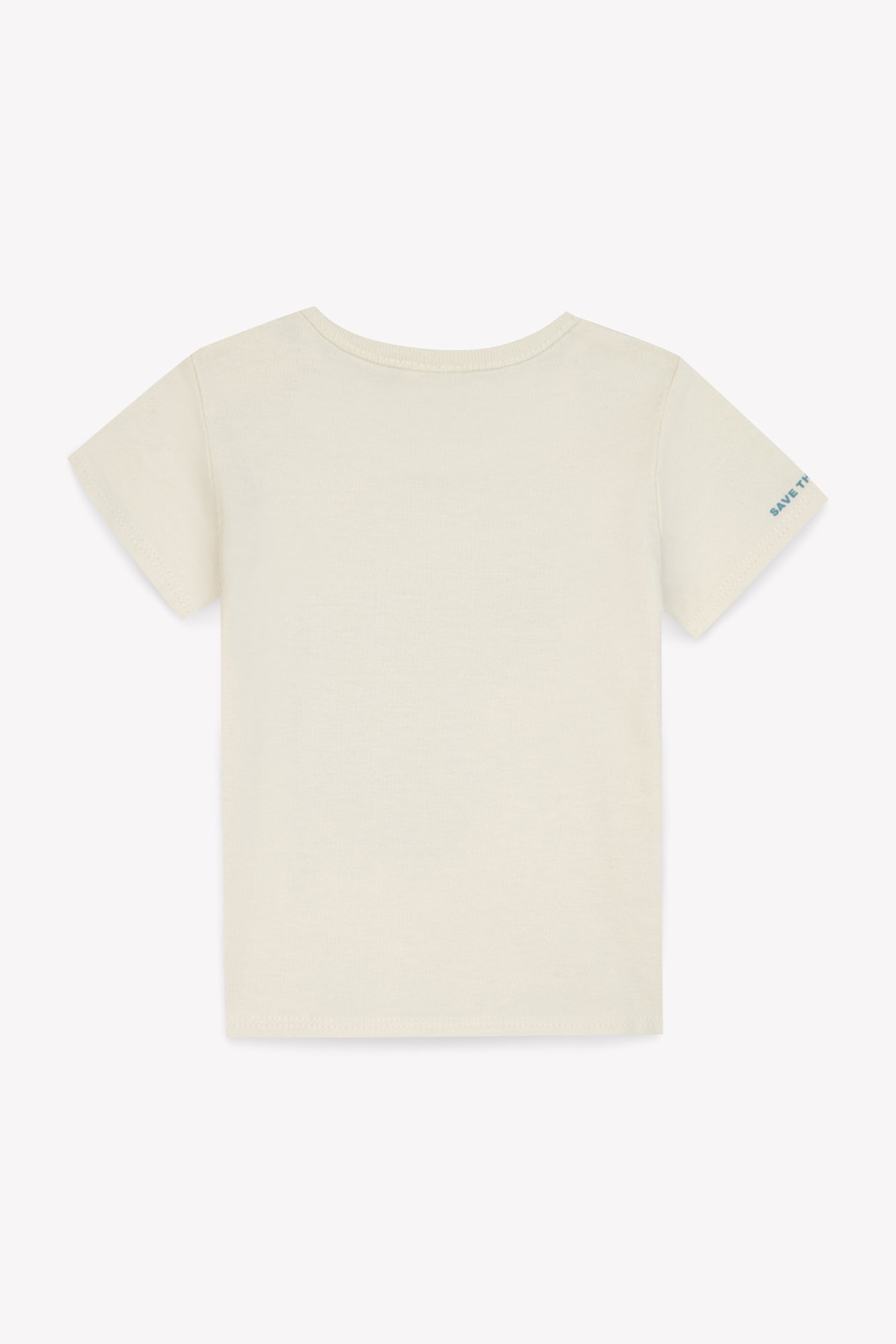 T-shirt - Ecru tuba Baby organic cotton Print