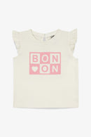 T-shirt - Tika écru Bébé coton organique imprimé