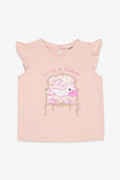 T-shirt - Tika Pink Baby organic cotton Print
