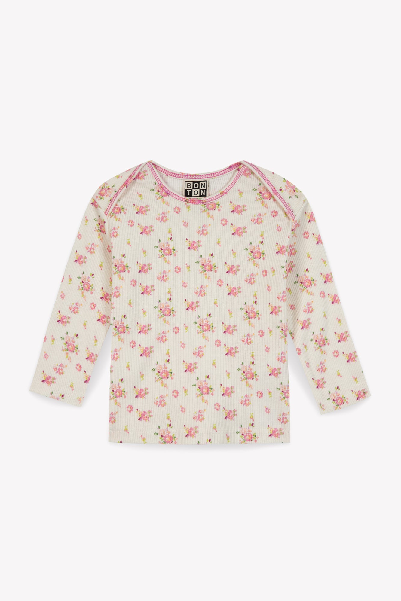 T-shirt - Tina Pink Baby cotton Print
