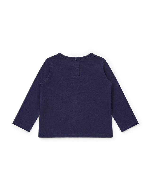 T -shirt - ML Fox Blue In 100% organic cotton - Image alternative