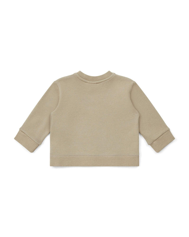 Sweatshirt - Slow Vibes Grey Baby in organic cotton - Image alternative