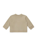Sweatshirt - Slow Vibes Grey Baby in organic cotton