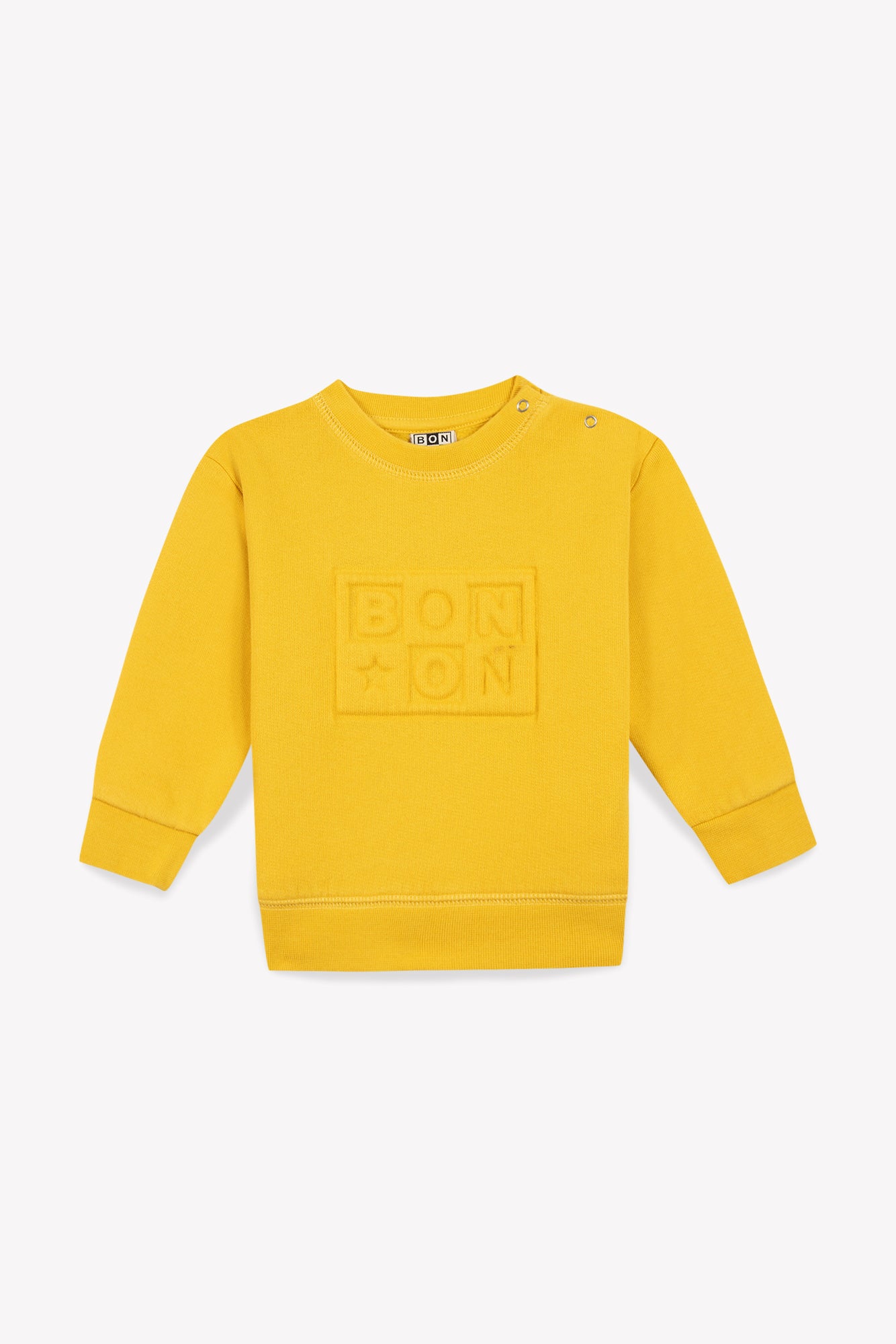 Sweat - Smily jaune bonton