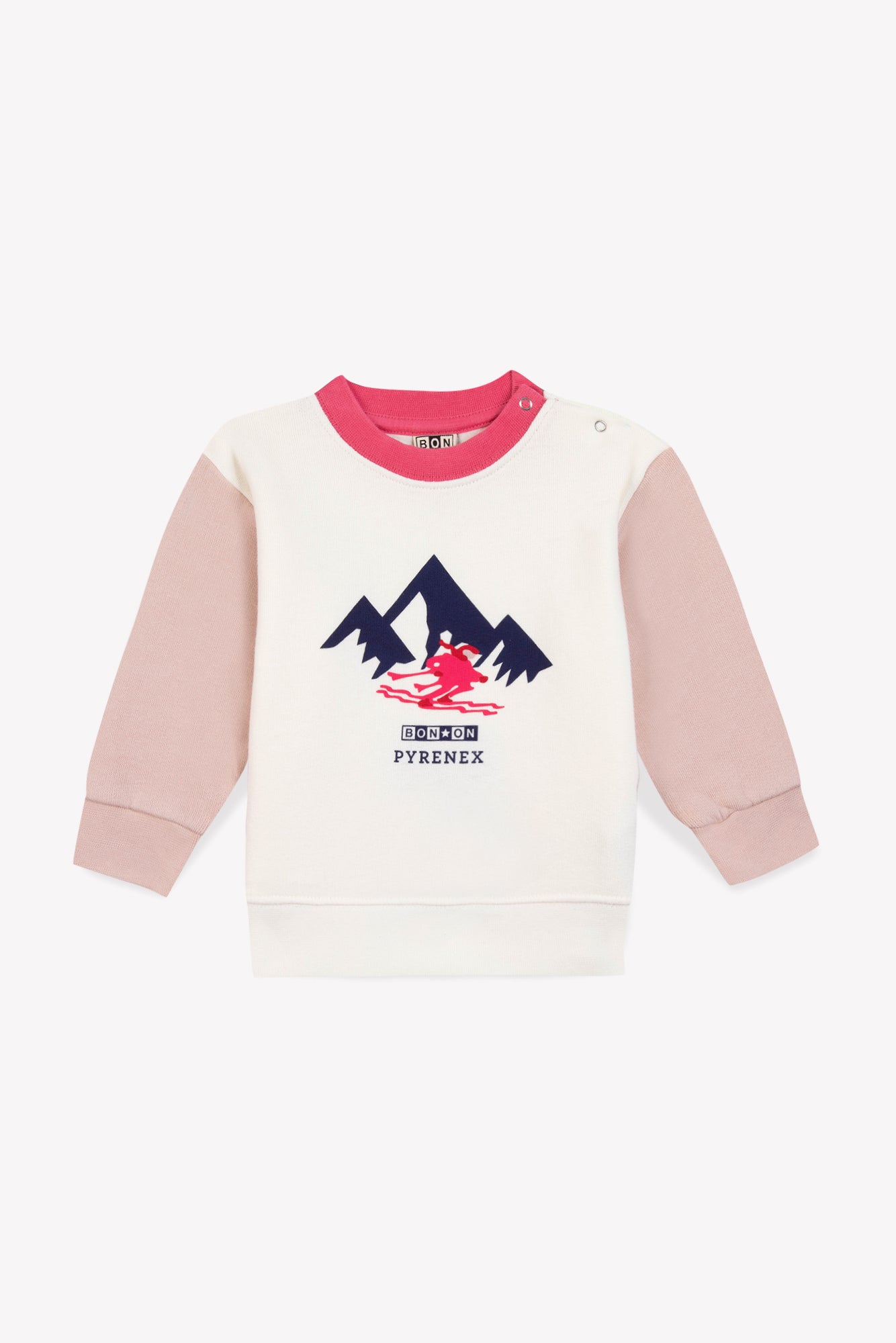 Sweat - Smily rose clair bonton x pyrenex