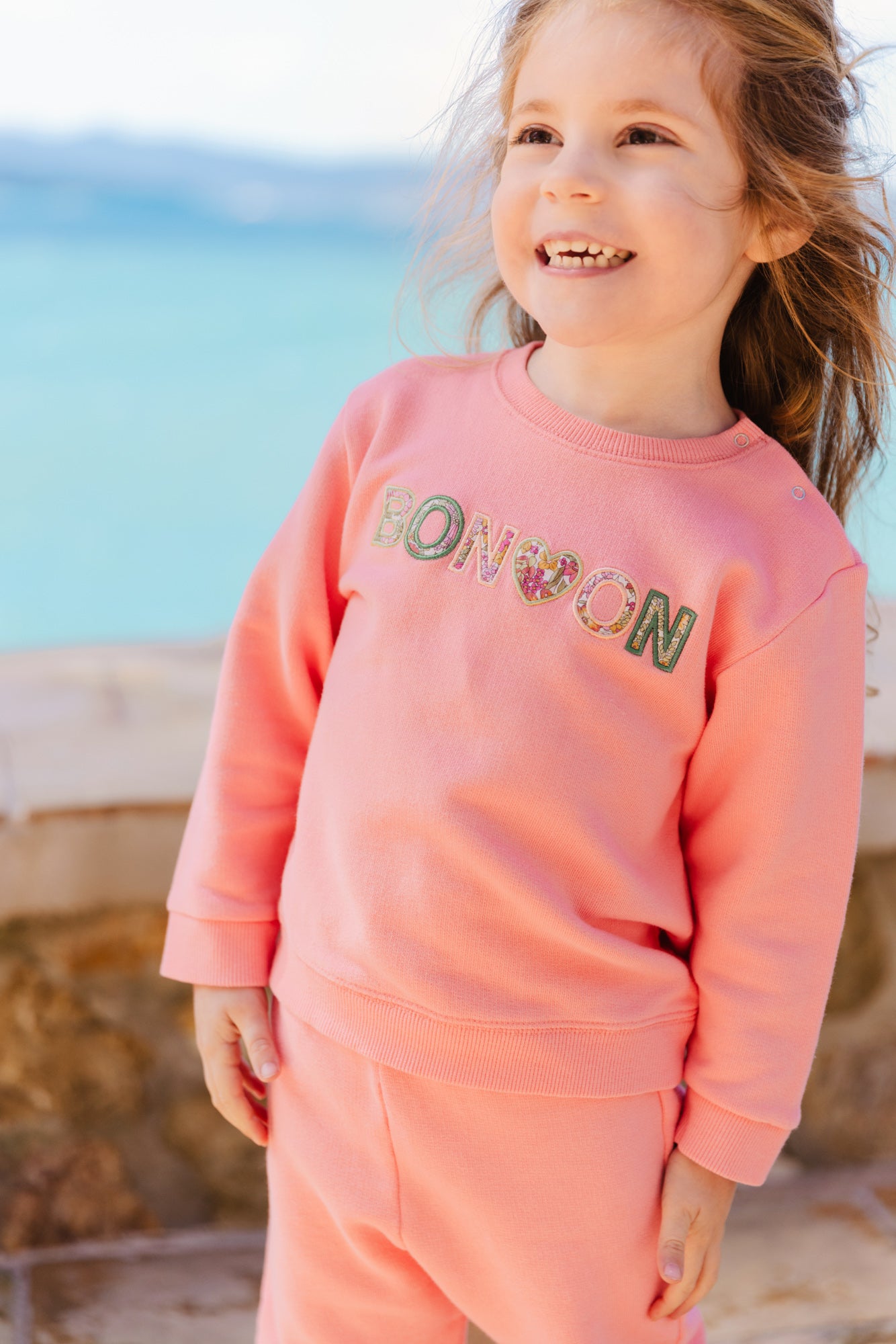 Sweatshirt - Smily BB Pink