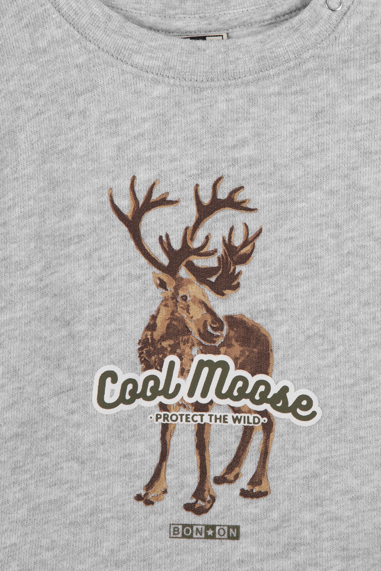 Sweatshirt - Smily Grey China Illustration reindeer