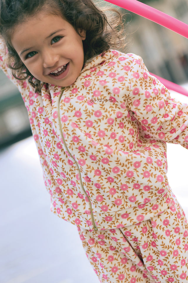 Sweat  - Lino Foulfleur crème bonton - Image principale