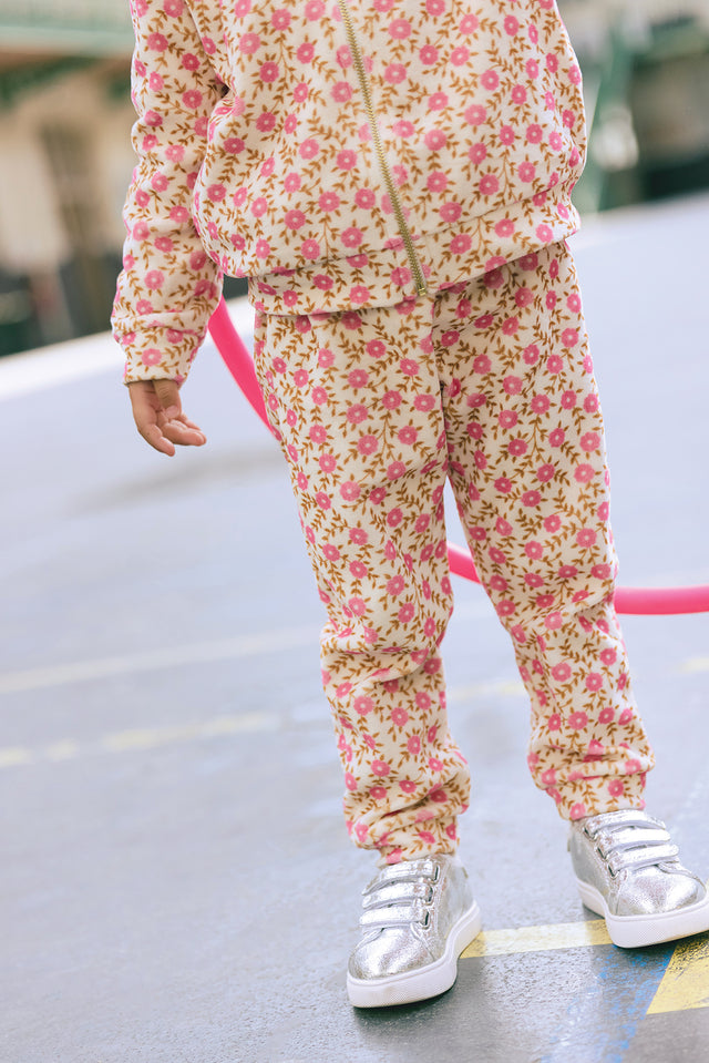 Jogging - Joggy foulfeur crème bonton - Image principale