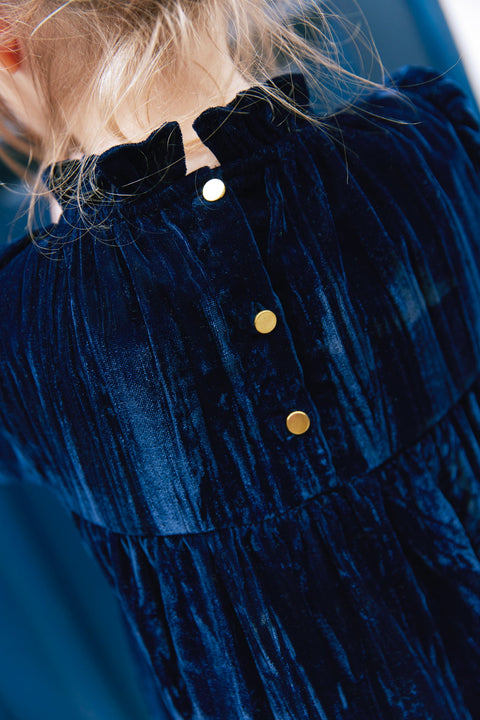 Robe - Rachella navy bonton - Image principale