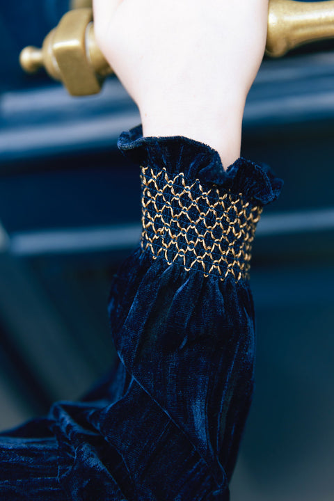 Robe - Rachella navy bonton - Image principale