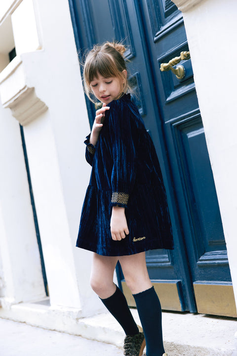 Robe - Rachella navy bonton - Image principale