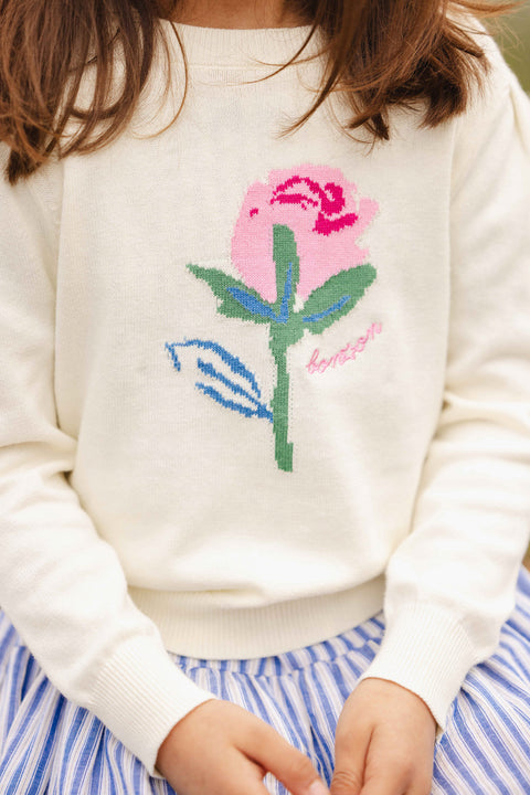 Pull - Paula écru coton - Image principale