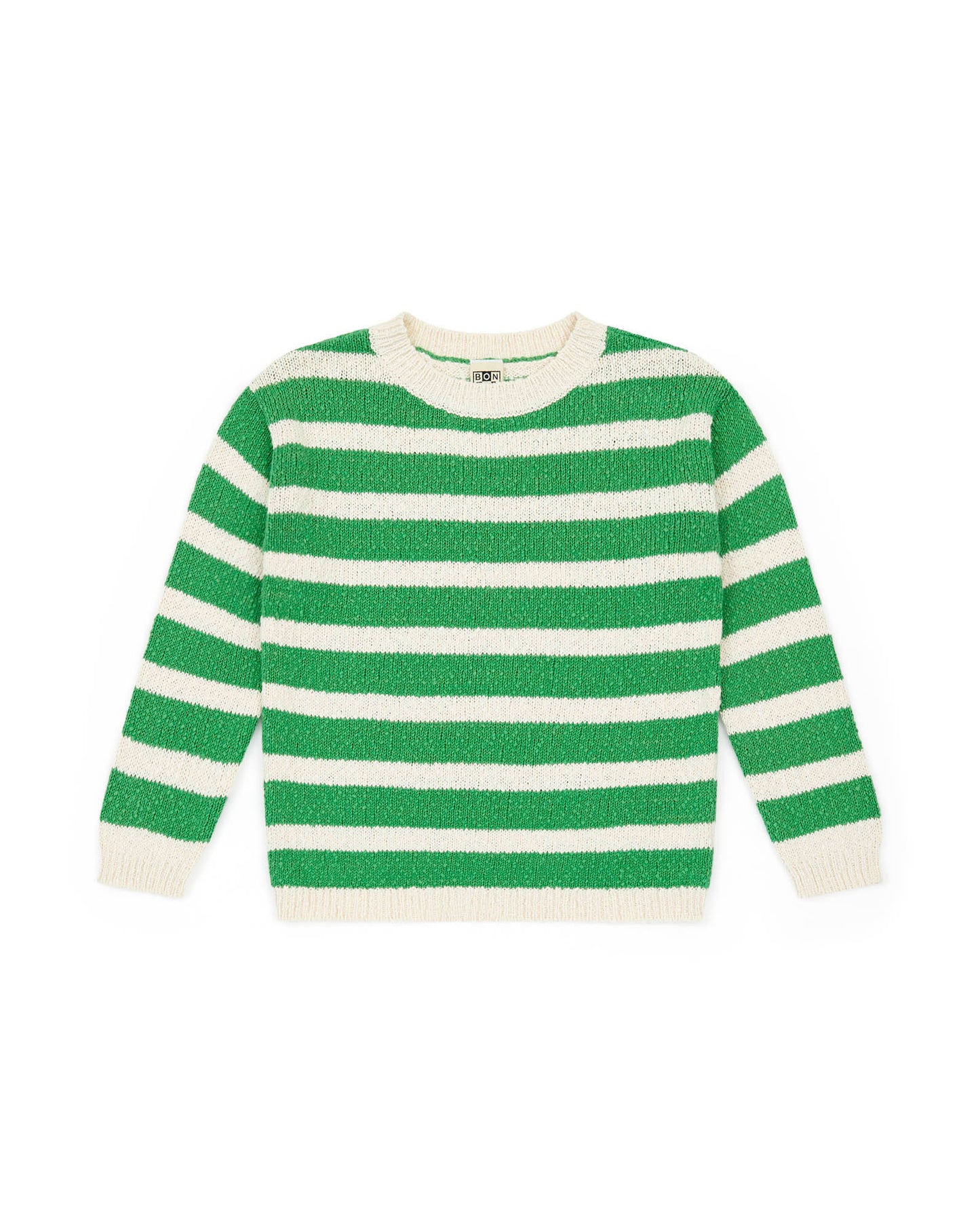 Pull - Marina vert coton marinière