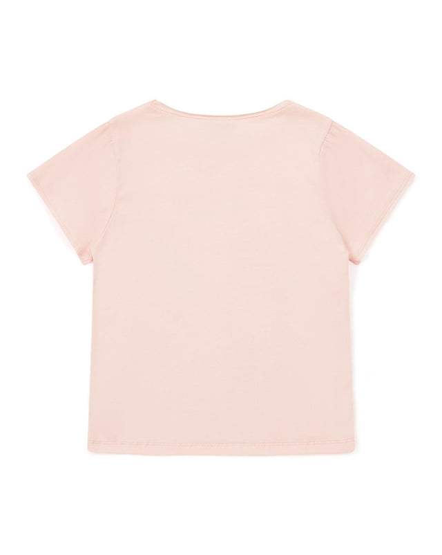 T-shirt - Papillon rose en 100% coton biologique - Image alternative