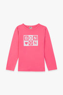T-shirt - Taxo rose bonton