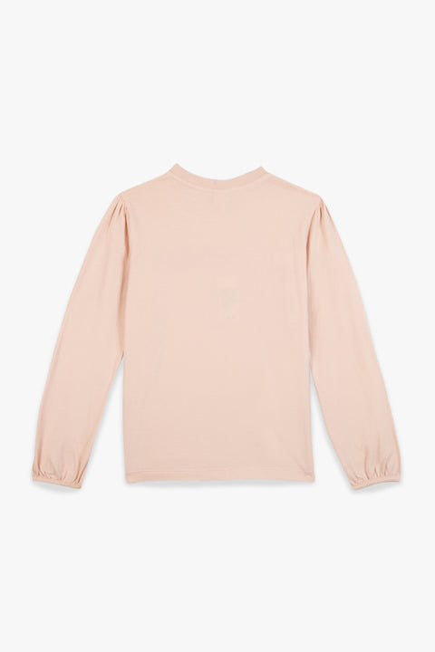 T-shirt - Titty rose clair bonton - Image principale