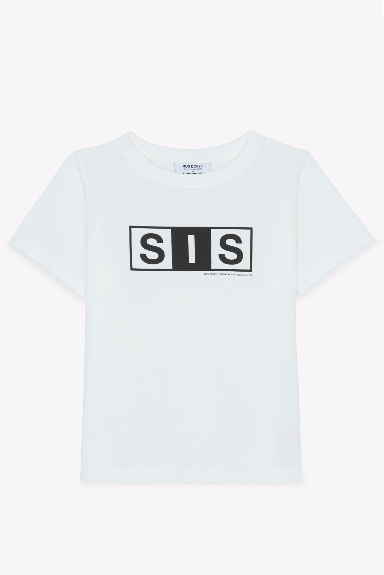 T -shirt - Tubo sis ecru cotton bonton + ron dorff