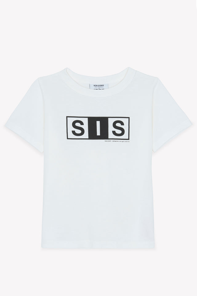 T-shirt - Tubo Sis écru coton BONTON + RON DORFF - Image principale
