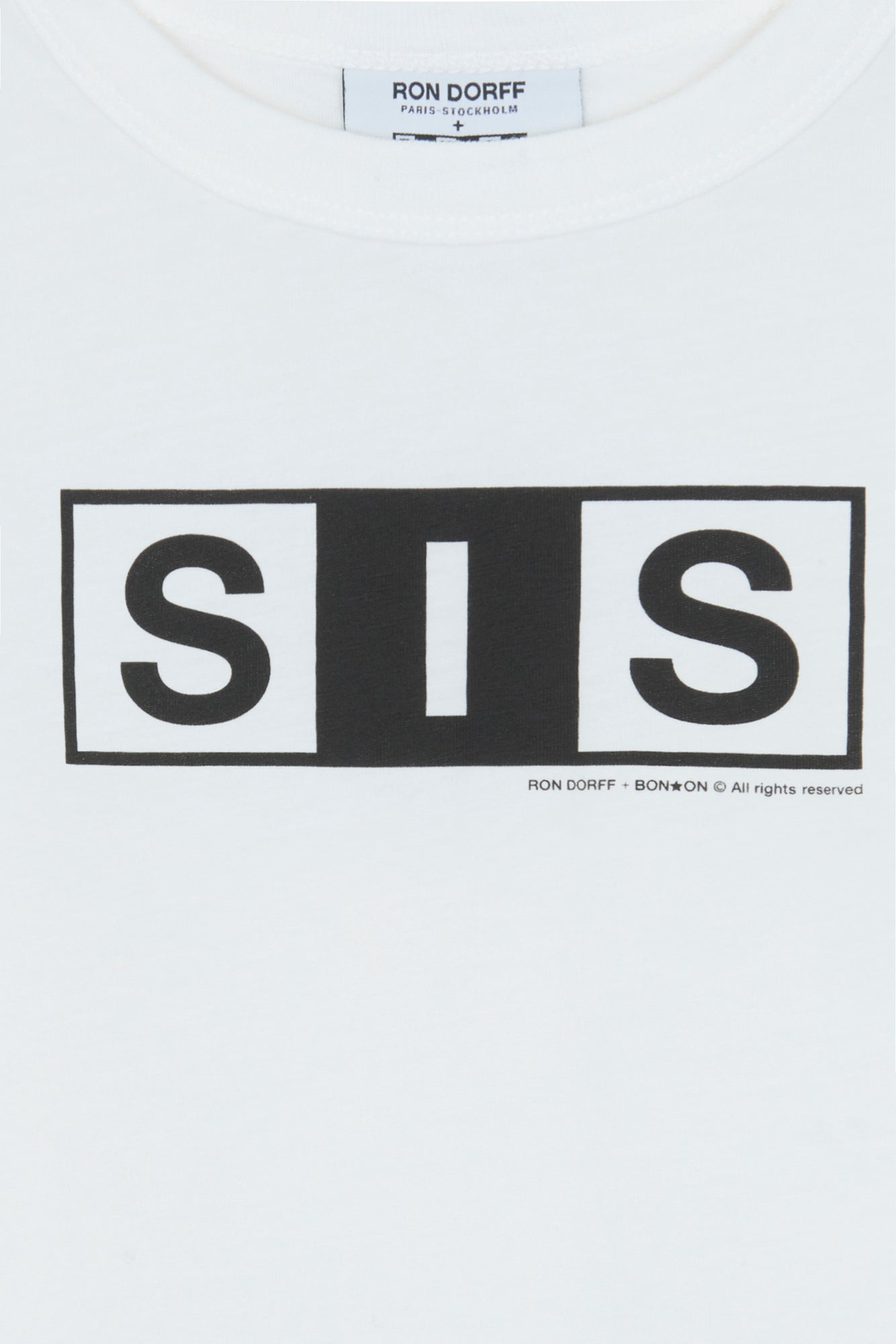 T -shirt - Tubo sis ecru cotton bonton + ron dorff