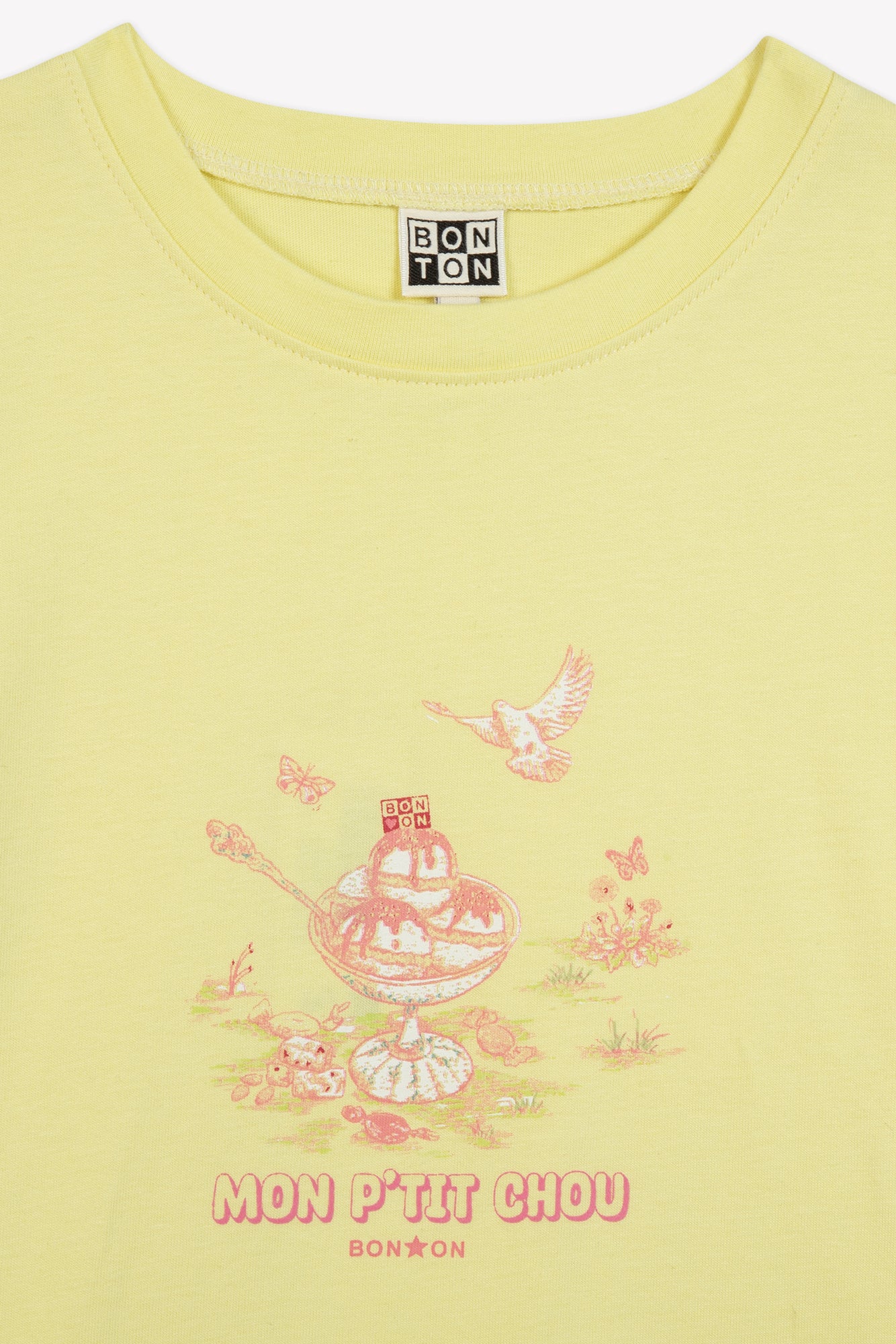 Tee-shirt - Tubo jaune coton organique