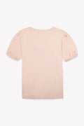 Tee-shirt - Tapas rose coton organique