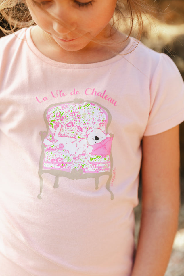 T-shirt - thyme Pink organic cotton - Image alternative
