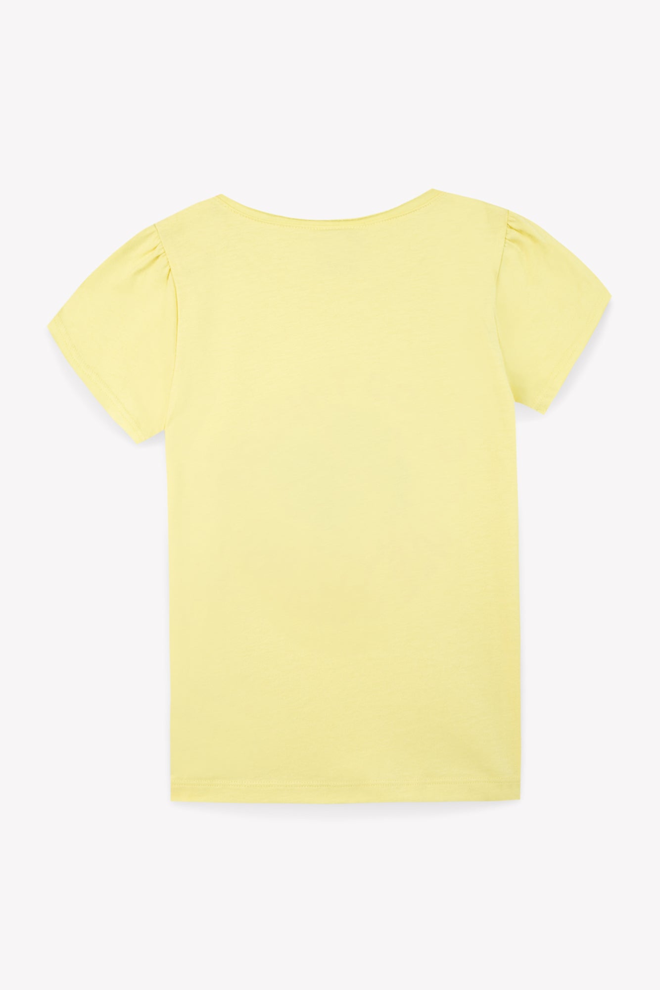 T-shirt - thyme Yellow organic cotton