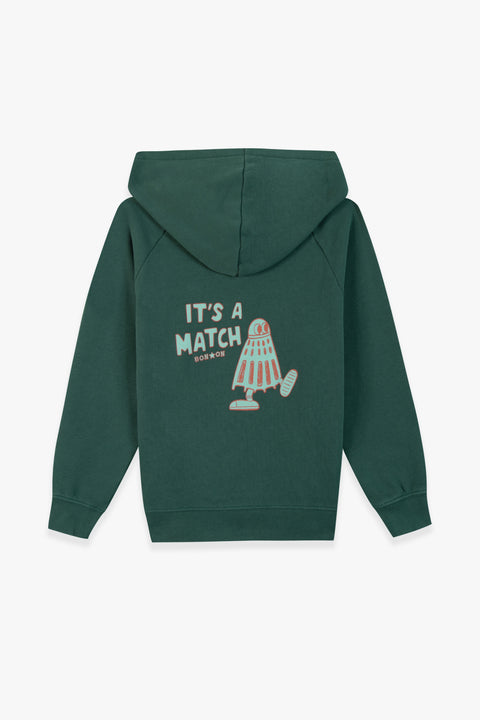Sweat - Souk vert foncé illustration "it's a match" - Image principale