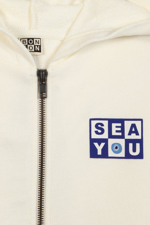 Sweat - Saxo écru coton organique - Image principale